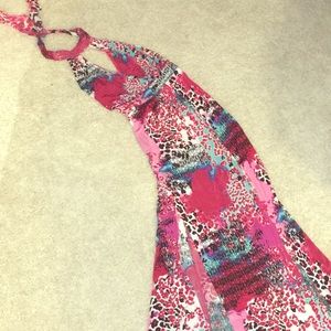 Glamorous Double Slit Maxi Dress