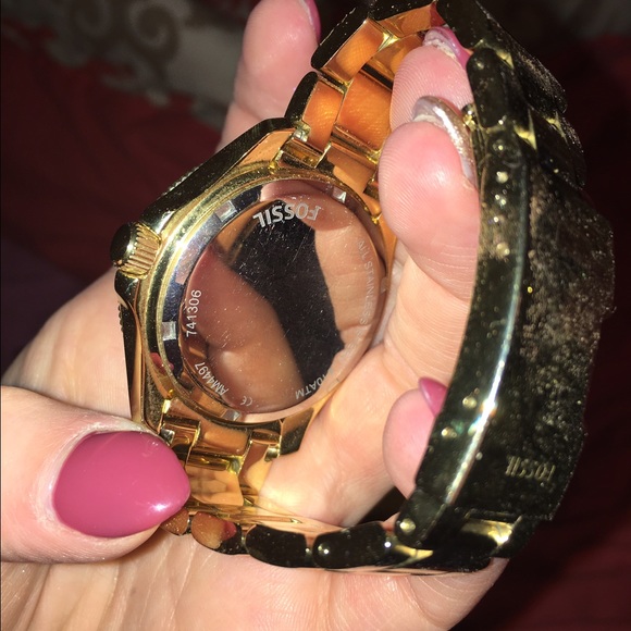 Fossil Watch Navy Face