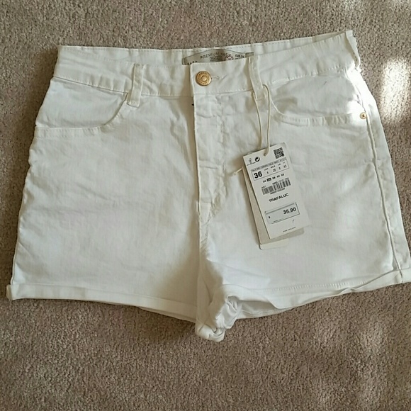 High Waist Premium Denim Shorts