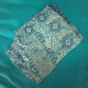 Western Orchard Blue Patterned Pants