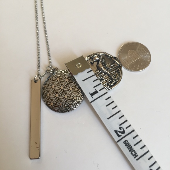Sea horse locket long necklace - Picture 3 of 3