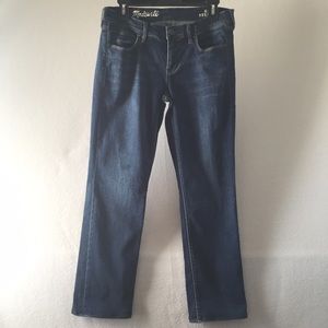 Madewell rail straight jeans in Oceanside wash