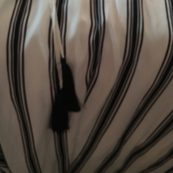 Long black and white high collar dress, worn once. - Picture 2 of 3