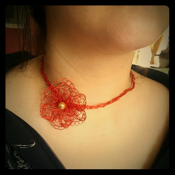 ⤵️⤵️ NWOT Vintage style Choker Necklace - Picture 2 of 3