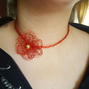 ⤵️⤵️  NWOT Vintage style Choker Necklace