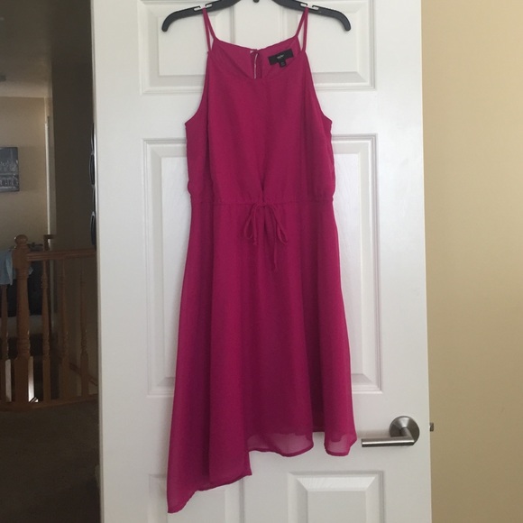 Beautiful Pink Asymmetrical Dress