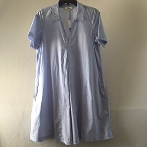 Madewell swing out shirt dress sz: XS