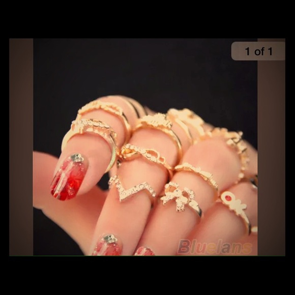 Set of midi rings