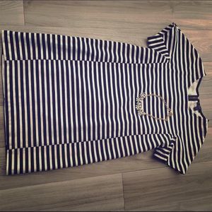 J. Crew striped shirt dress