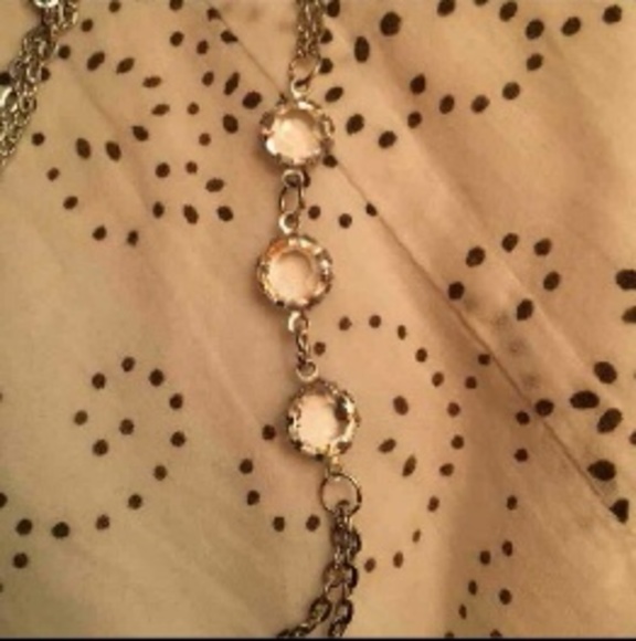 Womens Crystal Bikini Chain Link Beach Crossover B - Picture 2 of 3