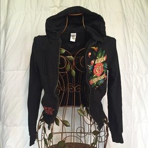 Ed Hardy zip-up hoody