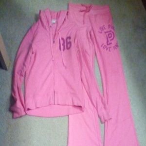 Victoria secret jogging suit