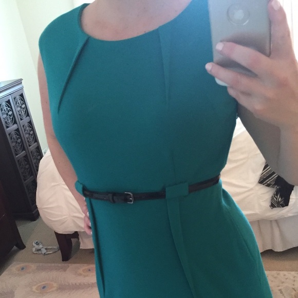 Calvin Klein Boatneck Dress with Belt