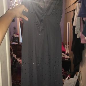 BKE dark grey embellished dress