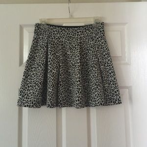 Cooperative Leopard Print Skirt (urban outfitters)