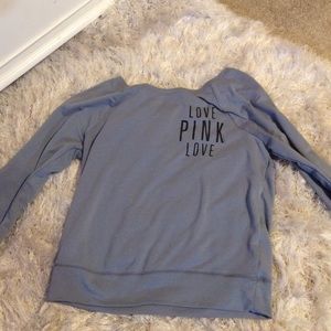 Grey LOVE PINK shirt❤️😛