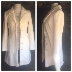 COAT | Wool blend Long Tailored Jacket