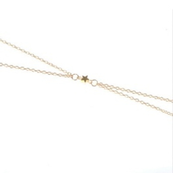 Sexy Gold Bikini Beach Crossover Harness Necklace - Picture 2 of 5