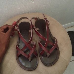 BROWN STRAPPY SANDAL