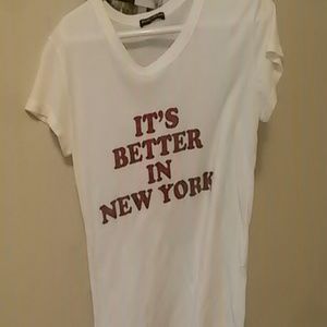 Brandy Melville its better in new york graphic tee