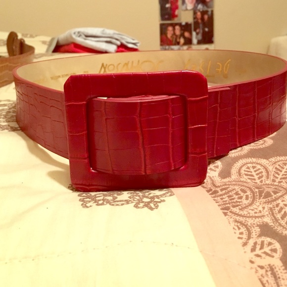 Betsey Johnson Accessories - Betsey Johnson cherry red belt