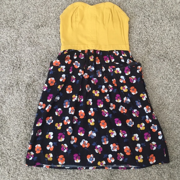 Floral Tube Top Dress