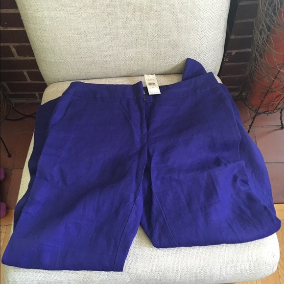 Linen pants from the loft.