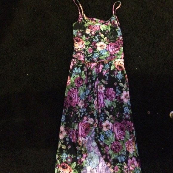 floral maxi dress