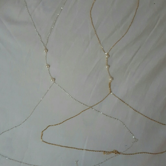 Bikini Sexy Simulated Pearl Chain Necklace Body Je - Picture 4 of 5