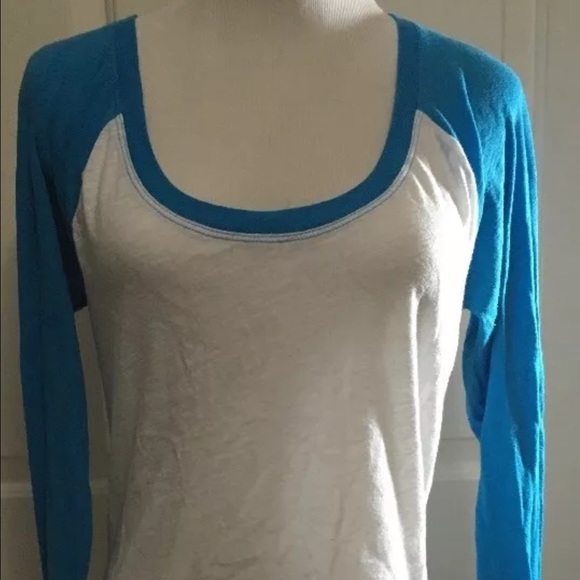 Vs pink baseball long sleeve tee