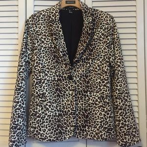 Forever 21 Leopard Blazer