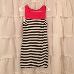 Color block mini dress