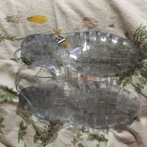 Clear jelly flats
