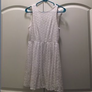 Francesca's white eyelet dress