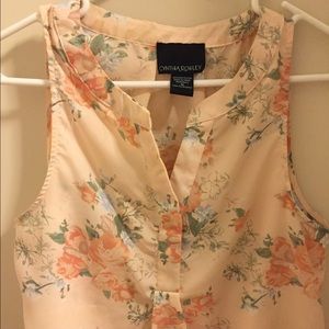 Cynthia Rowley size M floral tank
