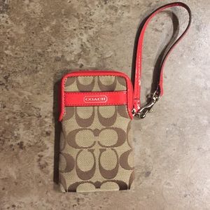 Coach wristlet