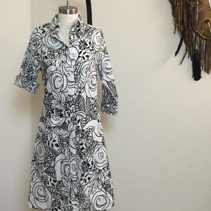 Printed Woven dress can be worn as a duster