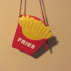 French fry purse with cross body chain