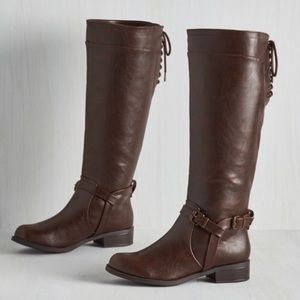 NWT Modcloth 8.5 Brown Boots