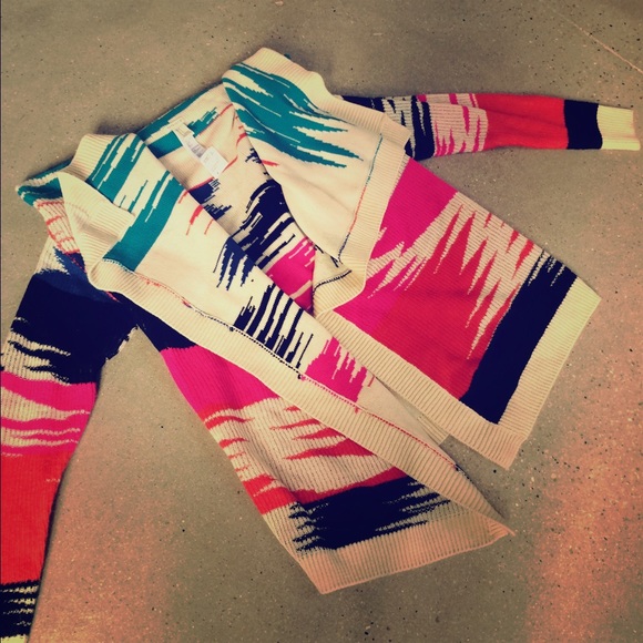 Aztec print oversized cardigan ✨