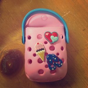 Iphone 4/4s light pink Croc case