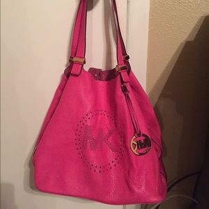 Michael Kors Large Perforated-Logo Grab Bag