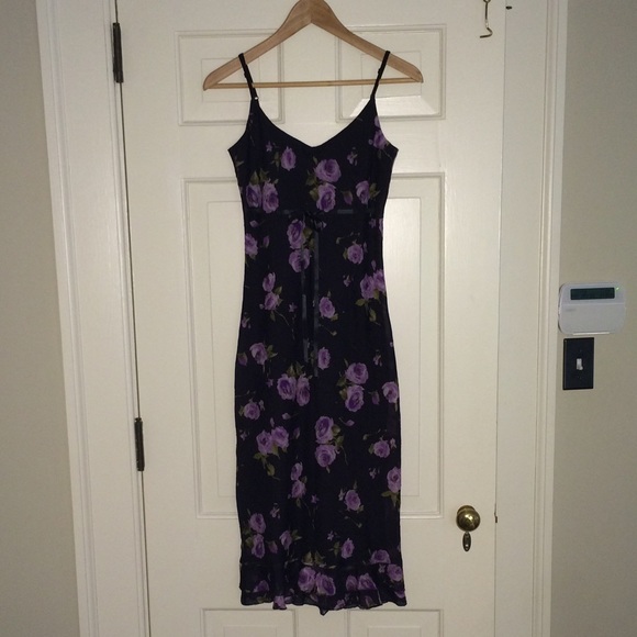 bebe Crushed Taffeta Dress