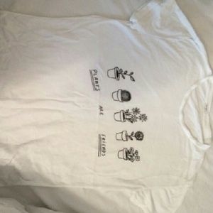 Brandy Melville Plants Are Friends Graphic Tee