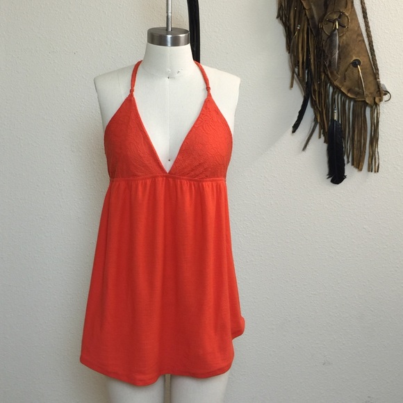 Billabong lace racerback tank