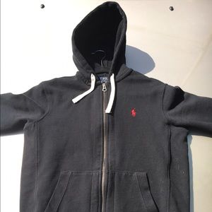 Polo Ralph Lauren Black Hooded Swatershirt