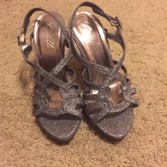 Glitter heels. Size 5.5
