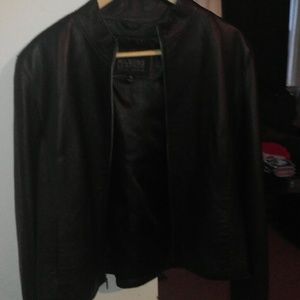 Wilson Pelle Studio leather coat.