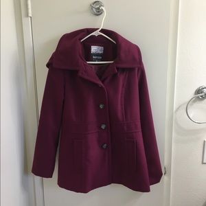 🎉 SALE!! NWOT Kenzie purple/pink pea coat