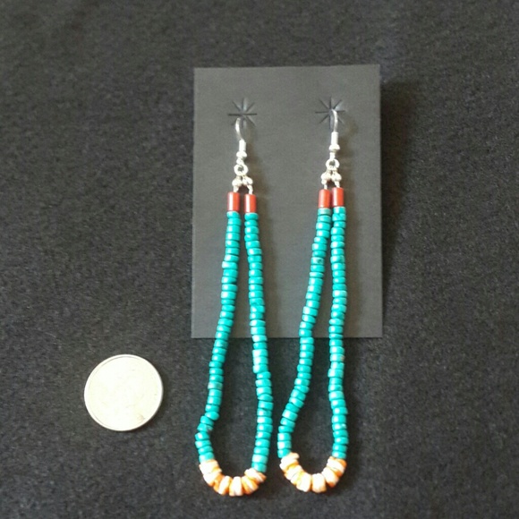 Traditional Navajo beads earring